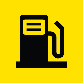 Gas pump icon to represent investment platform efficiency